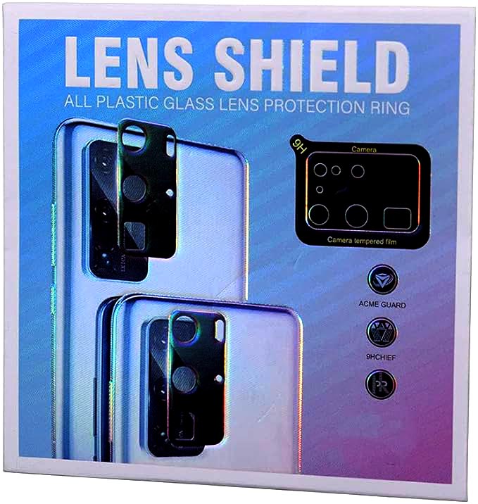 گلس محافظ لنز سه بعدی/ شیائومی Redmi 9T /مدل LENS SHIELD/3D CAMERA BLACK