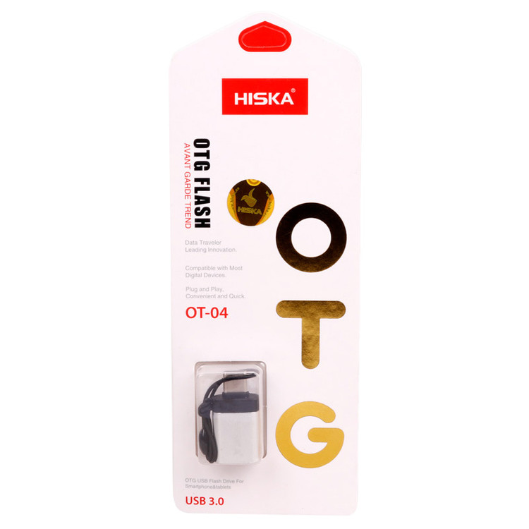 تبدیل Hiska OT-04 OTG Type-C با گارانتی اصالت کالا