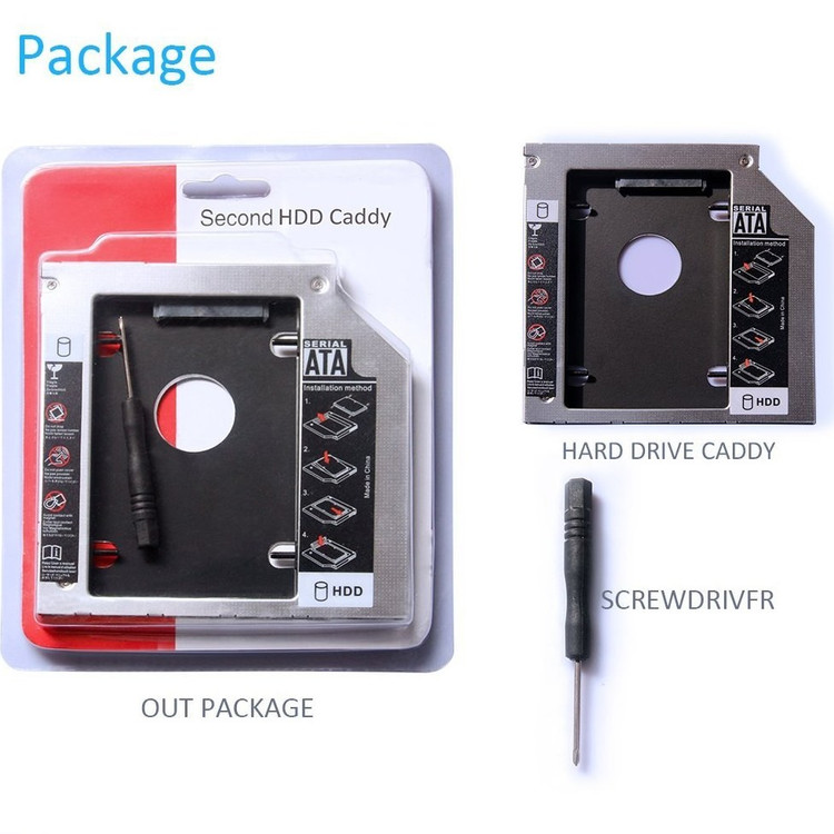 کدی هارد اینترنال مدل Second HDD Caddy 9.5mm