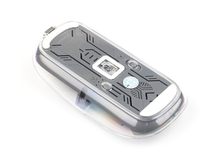ماوس بی سیم شفاف هیسکا HX-MO155 مشکی HISKA