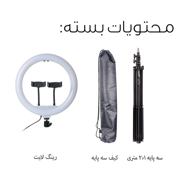 رینگ لایت مدل FRL-330B قطر 33 سانتیمتر