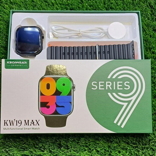 ساعت هوشمند طرح اپل واچ KEQIWEAR مدل KW19 MAX