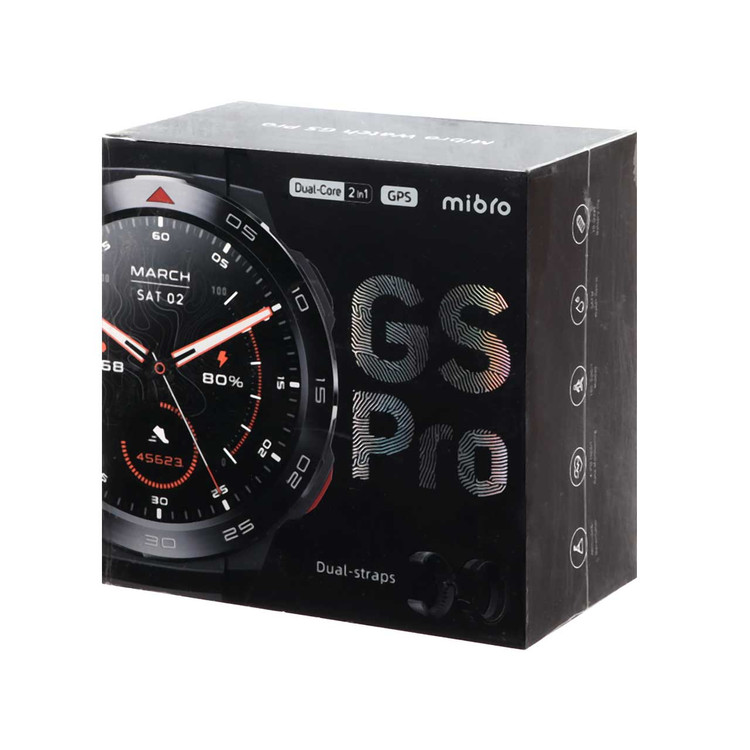 ساعت هوشمند شیائومی Mibro GS Pro مدل XPAW013 - مشکی (گارانتی شش ماهه شرکتی)