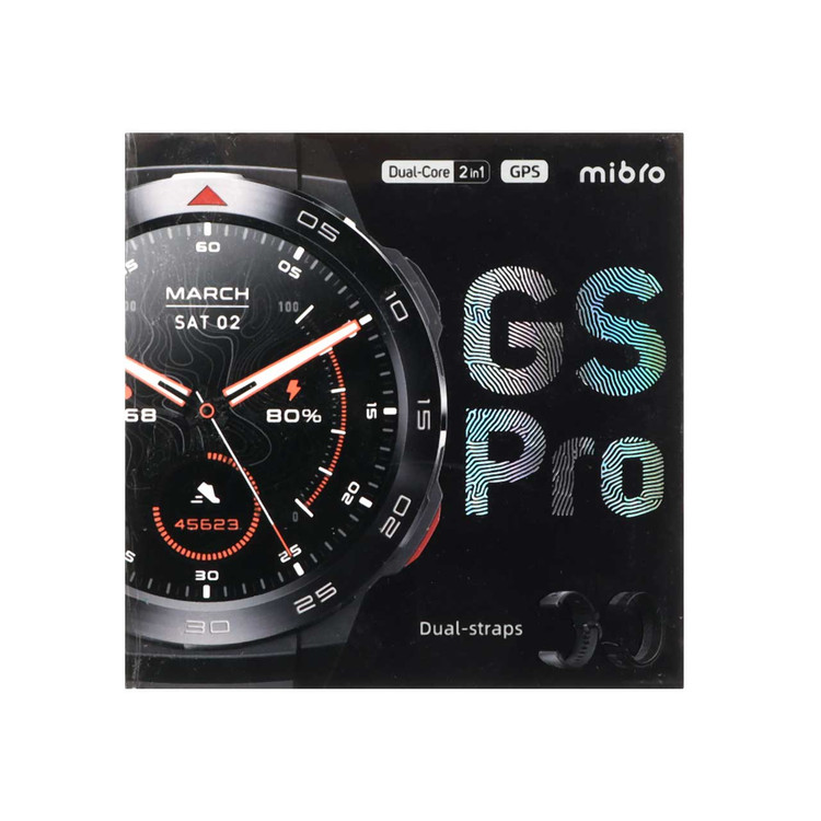 ساعت هوشمند شیائومی Mibro GS Pro مدل XPAW013 - مشکی (گارانتی شش ماهه شرکتی)