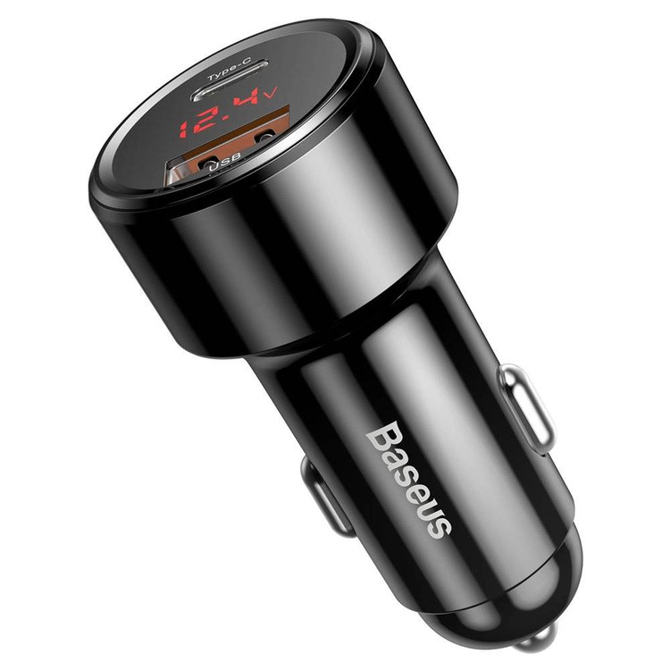 شارژر فندکی فست دو پورت Basens 20W مدل CCMLC20C