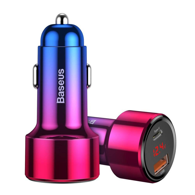 شارژر فندکی فست دو پورت Basens 20W مدل CCMLC20C