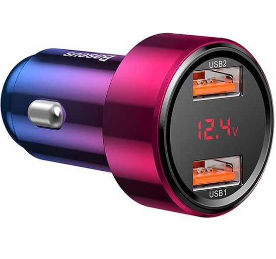 شارژر فندکی فست دو پورت Basens 20W مدل CCMLC20C
