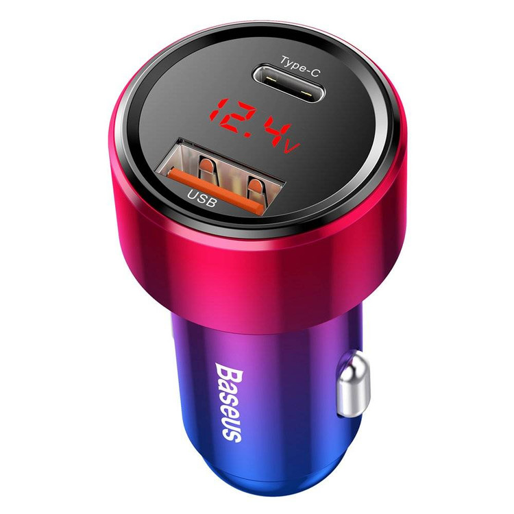 شارژر فندکی فست دو پورت Basens 20W مدل CCMLC20C