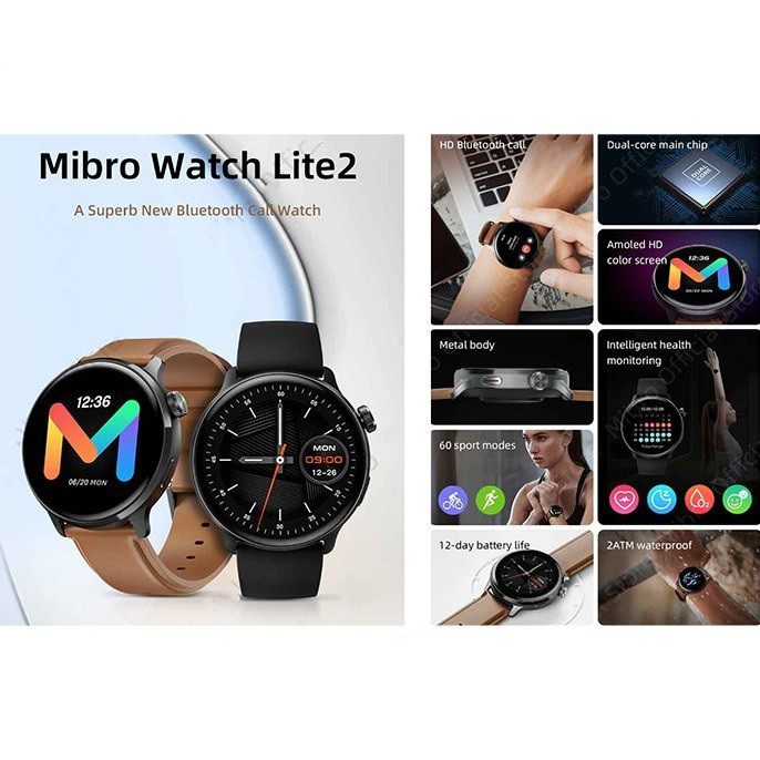 ساعت هوشمند شیائومی مدل mibro lite 2 با گارانتی