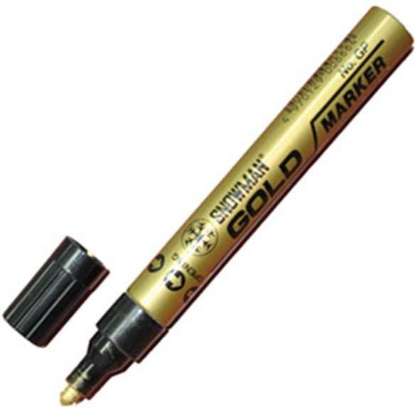 ماژیک طلایی اسنومن - متال مارکر مدل Snowman Gold G.P / ساخت ژاپن