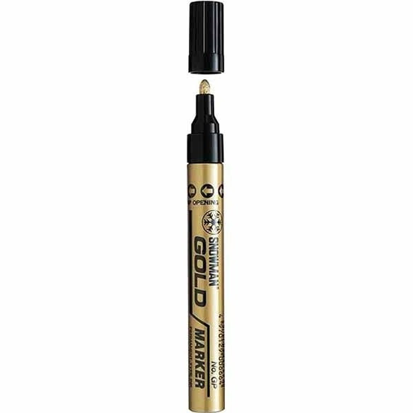 ماژیک طلایی اسنومن - متال مارکر مدل Snowman Gold G.P / ساخت ژاپن