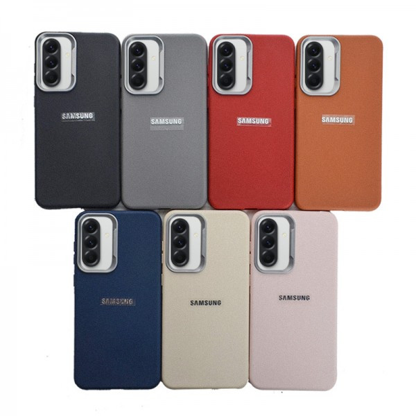 قاب سامسونگ Silver Lens Logo - مدل گوشی : Samsung A26, رنگ : مشکی