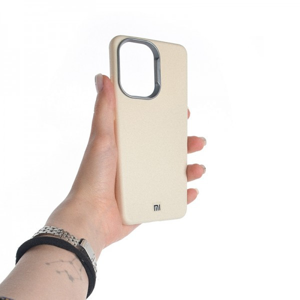 قاب شیائومی Silver Lens Logo - مدل گوشی : Xiaomi Note 14 Pro 4G, رنگ : زرشکی
